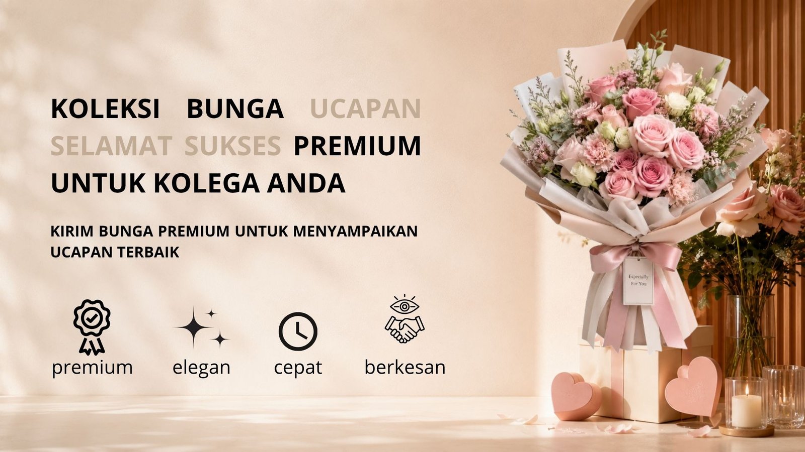 Koleksi Bunga Ucapan Selamat Sukses Premium untuk Kolega Anda