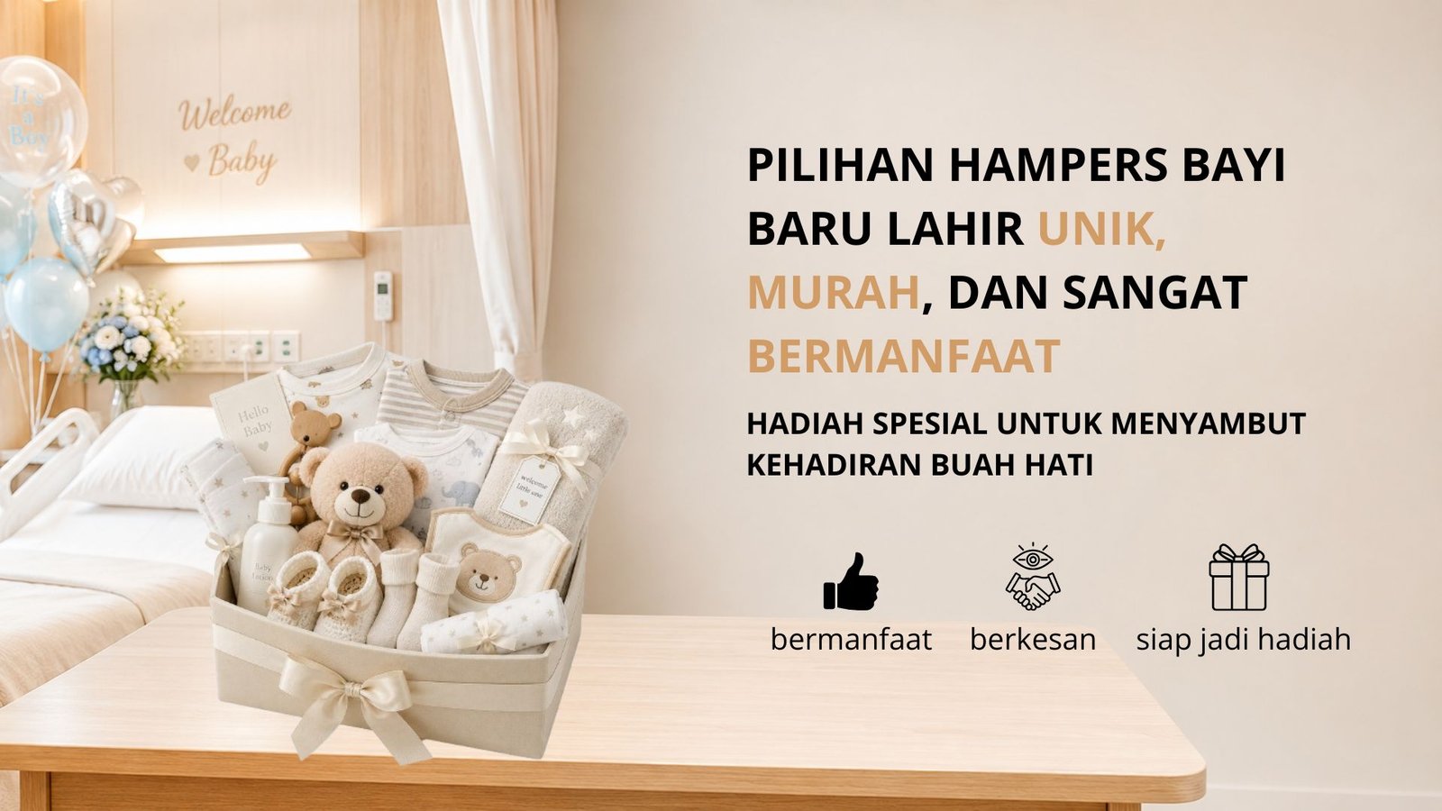 Pilihan Hampers Bayi Baru Lahir Unik, Murah, dan Sangat Bermanfaat