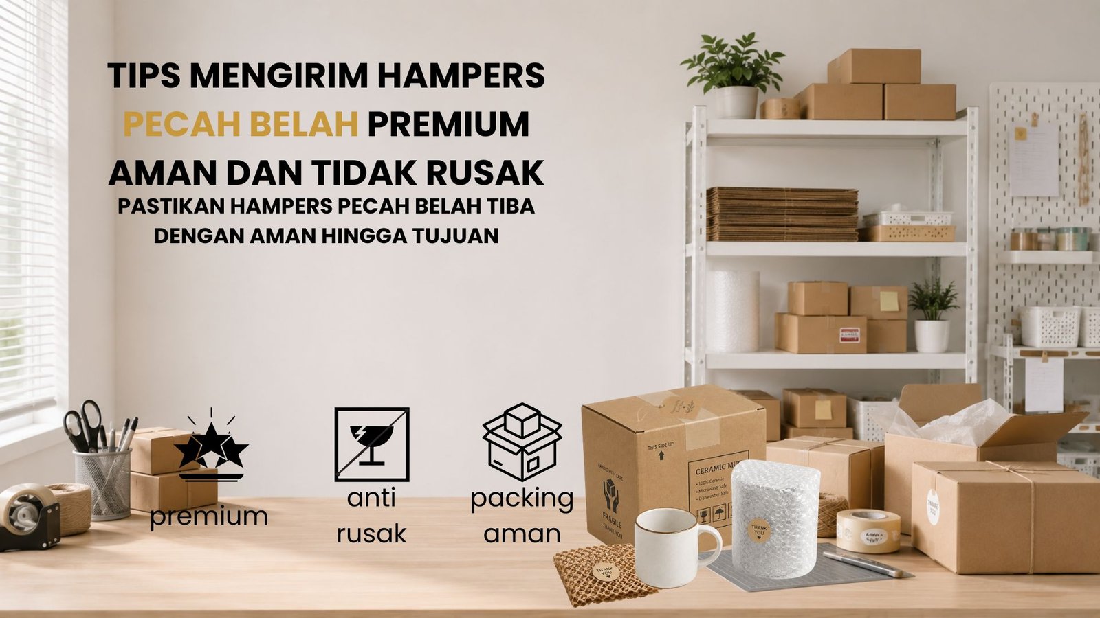 Tips Mengirim Hampers Pecah Belah Premium Aman dan Tidak Rusak