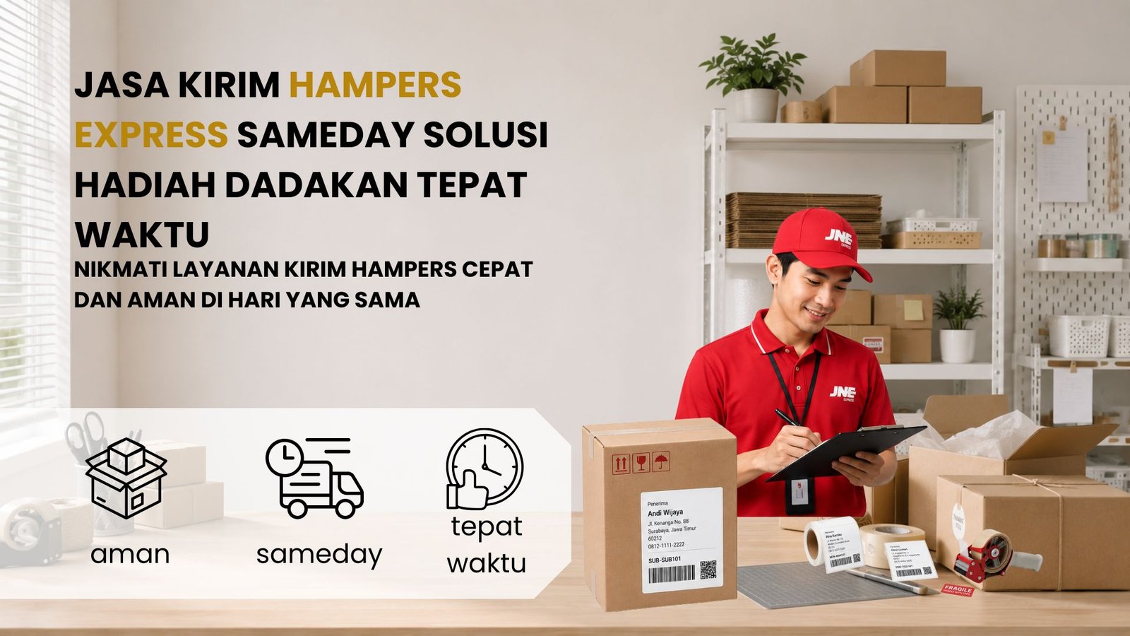 Jasa Kirim Hampers Express Sameday Solusi Hadiah Dadakan Tepat Waktu