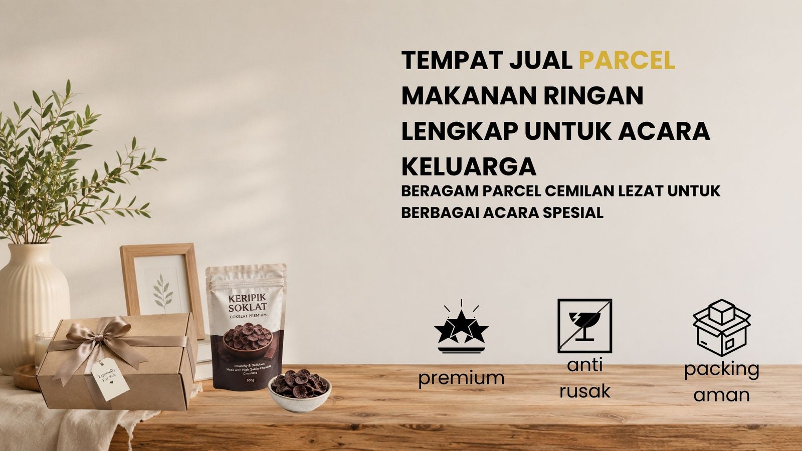 Tempat Jual Parcel Makanan Ringan Lengkap untuk Acara Keluarga