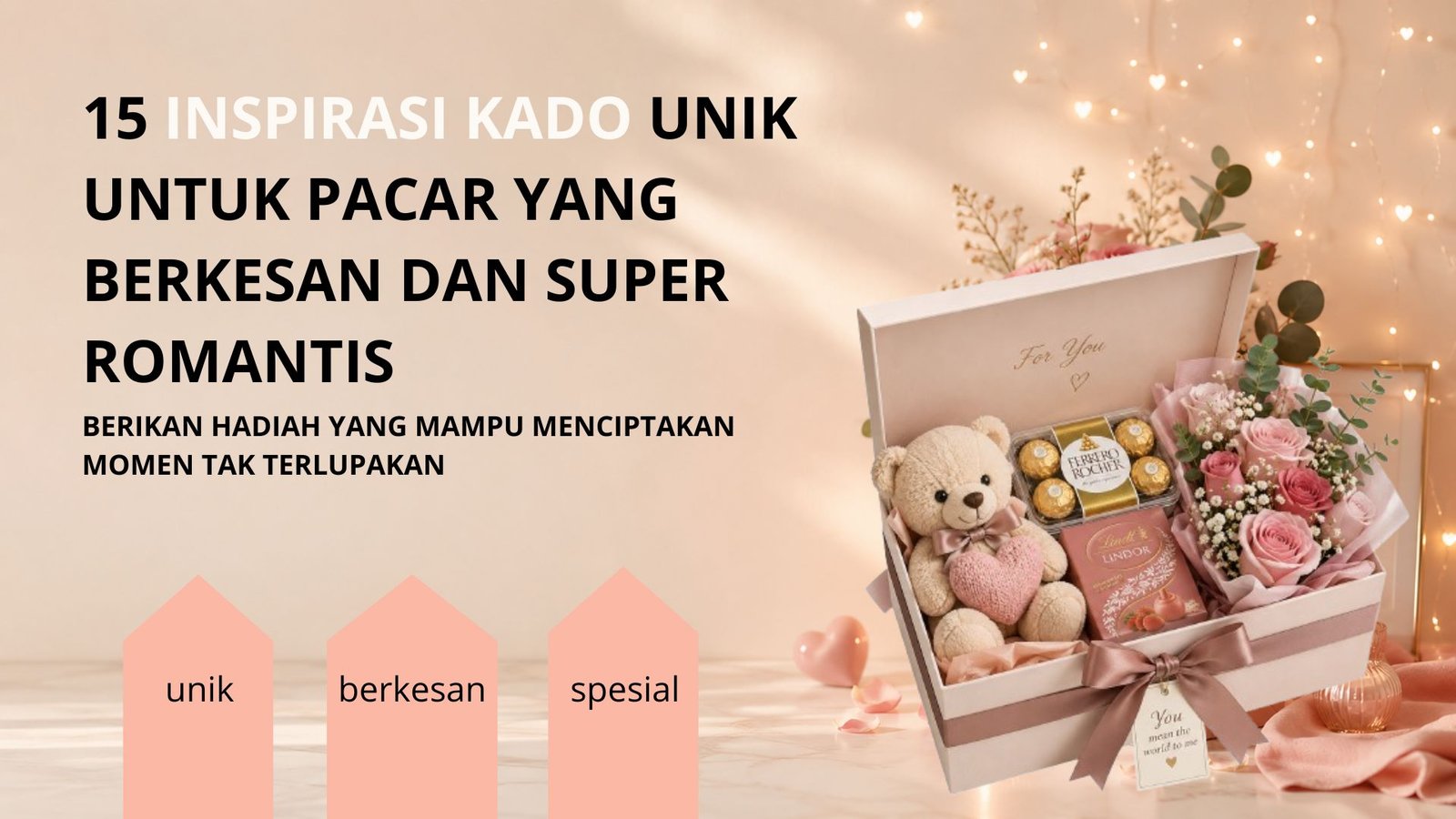 15 Inspirasi Kado Unik untuk Pacar yang Berkesan dan Super Romantis