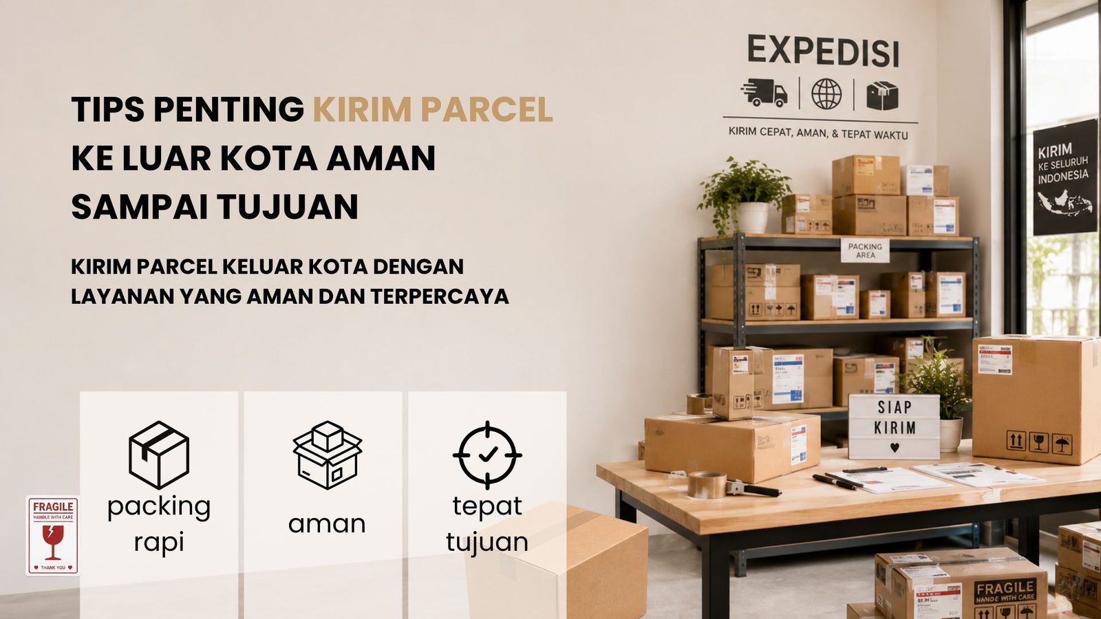 Tips Penting Kirim Parcel ke Luar Kota Aman Sampai Tujuan