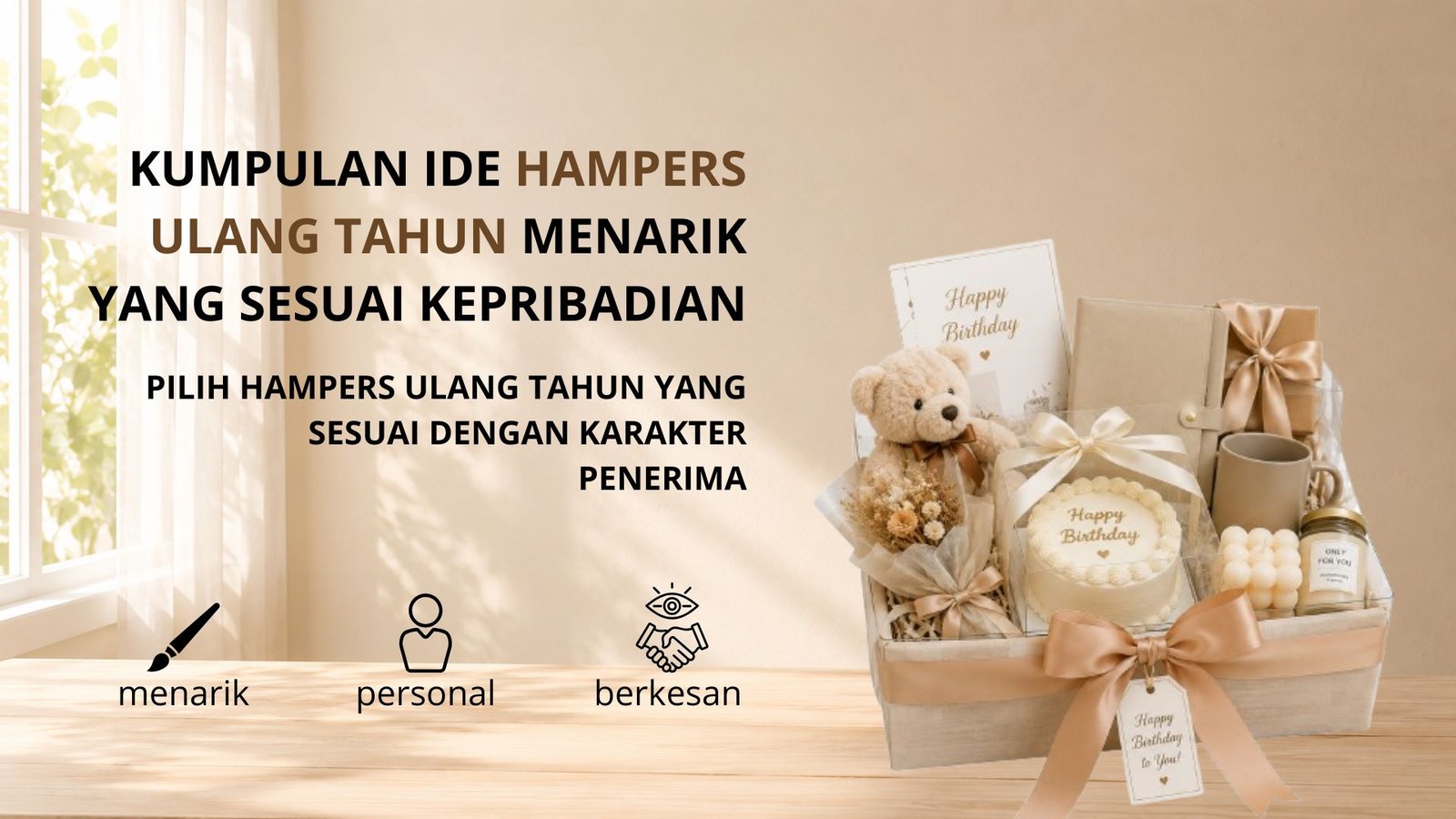 Kumpulan Ide Hampers Ulang Tahun Menarik yang Sesuai Kepribadian