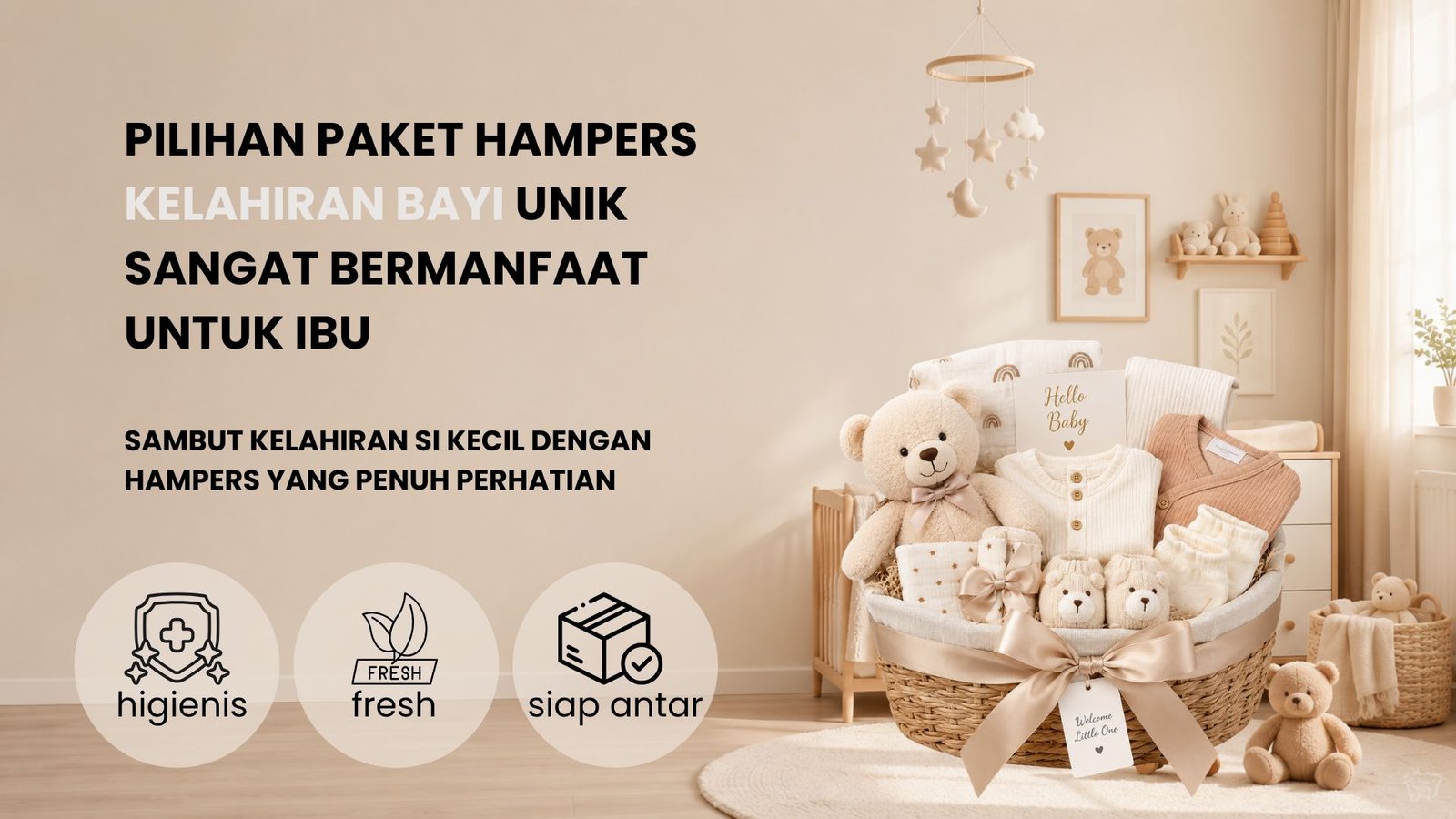Pilihan Paket Hampers Kelahiran Bayi Unik Sangat Bermanfaat untuk Ibu