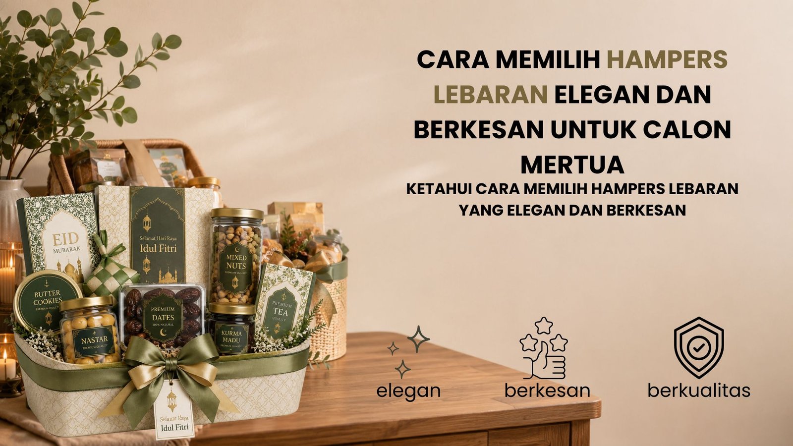 Cara Memilih Hampers Lebaran Elegan dan Berkesan untuk Calon Mertua